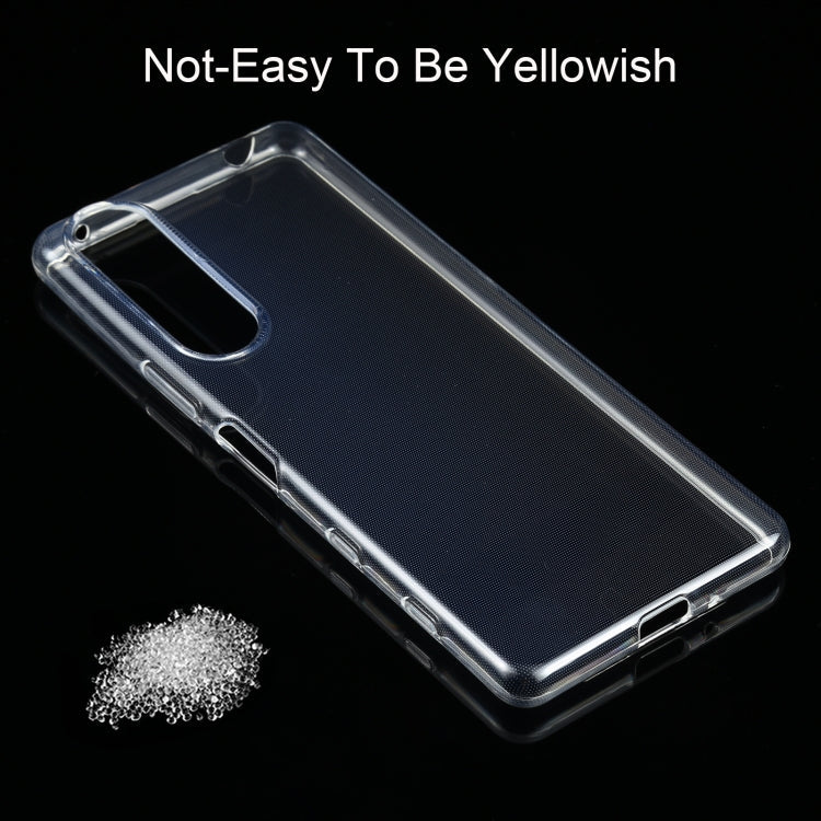 For Sony Xperia 5 III 0.75mm Ultra-thin Transparent TPU Soft Protective Case