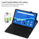 AM10S Detachable Bluetooth Backlight Keyboard Ultrathin Horizontal Flip Leather Tablet Case with Holder for Lenovo M10 Plus 10.3 inch X606F(Black)