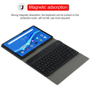 AM10S Detachable Bluetooth Backlight Keyboard Ultrathin Horizontal Flip Leather Tablet Case with Holder for Lenovo M10 Plus 10.3 inch X606F(Black)