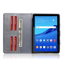 Lion Pattern Horizontal Flip Leather Case for Huawei MediaPad T5, with Holder & Card Slot & Wallet