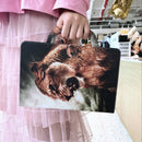 Lion Pattern Horizontal Flip Leather Case for Huawei MediaPad T5, with Holder & Card Slot & Wallet