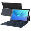 Horizontal Flip PU Leather Smart Keyboard Tablet Case with Holder for Ulefone Tab A7 (WMC0498TK)(Bluish Grey)