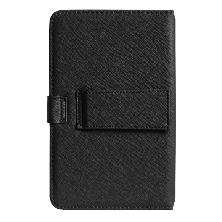 ENKAY 80-Keys Wired Keyboard Leather Tablet Case with Holder for Android Tablet / Android Mobile Phone(Black)