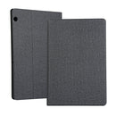 Universal Voltage Craft Cloth TPU Protective Case for Huawei MediaPad T5, with Holder(Black)