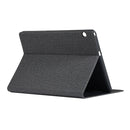Universal Voltage Craft Cloth TPU Protective Case for Huawei MediaPad T5, with Holder(Black)