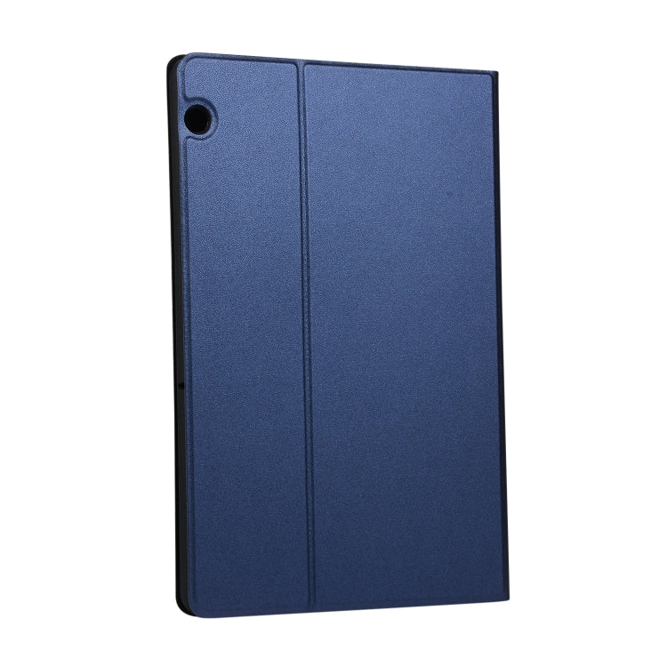 Universal Spring Texture TPU Protective Case for Huawei MediaPad T5, with Holder(Dark Blue)