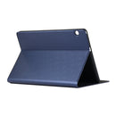 Universal Spring Texture TPU Protective Case for Huawei MediaPad T5, with Holder(Dark Blue)