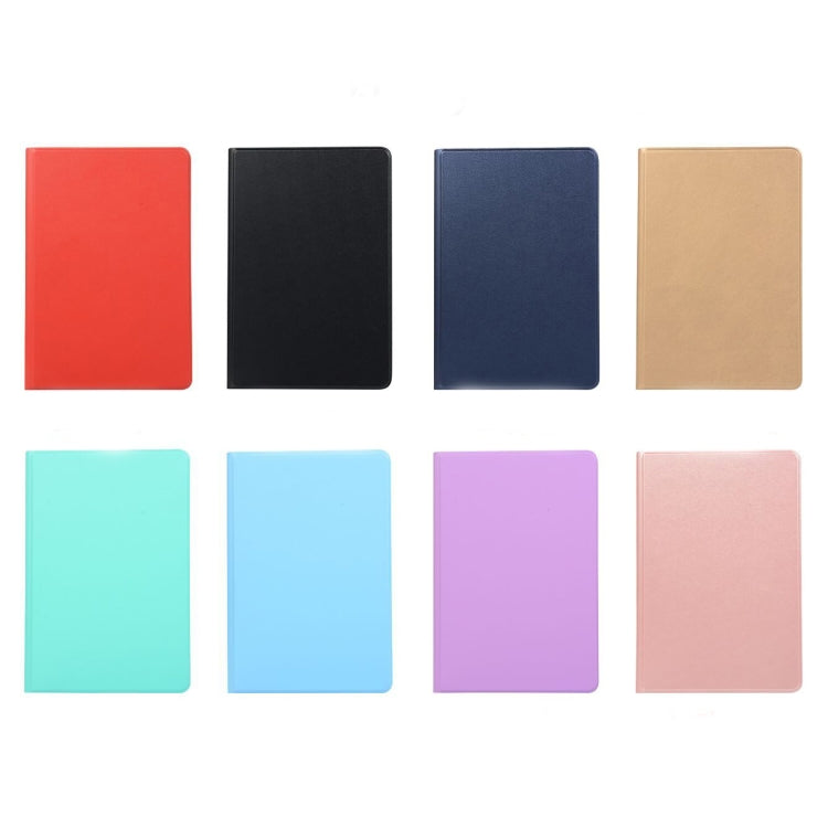 Universal Spring Texture TPU Protective Case for Huawei MediaPad T5, with Holder(Dark Blue)