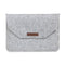 11.6 inch Universal Fashion Soft Sleeve Bag Case Tablet Laptop Felt Bag for MacBook Air 11.6 inch, Size: 33x22x1cm(Grey)