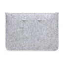11.6 inch Universal Fashion Soft Sleeve Bag Case Tablet Laptop Felt Bag for MacBook Air 11.6 inch, Size: 33x22x1cm(Grey)