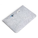11.6 inch Universal Fashion Soft Sleeve Bag Case Tablet Laptop Felt Bag for MacBook Air 11.6 inch, Size: 33x22x1cm(Grey)