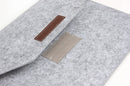 11.6 inch Universal Fashion Soft Sleeve Bag Case Tablet Laptop Felt Bag for MacBook Air 11.6 inch, Size: 33x22x1cm(Grey)