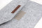 11.6 inch Universal Fashion Soft Sleeve Bag Case Tablet Laptop Felt Bag for MacBook Air 11.6 inch, Size: 33x22x1cm(Grey)