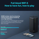 Original Xiaomi Router AX3000 WiFi6 Full Gigabit WiFi Repeater Network Extender, US Plug