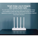 Original Xiaomi Mi WiFi Router 4C Smart APP Control 300Mbps 2.4GHz Wireless Router Repeater with 4 Antennas, Support Web & Android & iOS, US Plug(White)