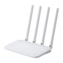 Original Xiaomi Mi WiFi Router 4C Smart APP Control 300Mbps 2.4GHz Wireless Router Repeater with 4 Antennas, Support Web & Android & iOS, US Plug(White)