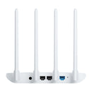 Original Xiaomi Mi WiFi Router 4C Smart APP Control 300Mbps 2.4GHz Wireless Router Repeater with 4 Antennas, Support Web & Android & iOS, US Plug(White)