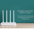 Original Xiaomi Mi WiFi Router 4C Smart APP Control 300Mbps 2.4GHz Wireless Router Repeater with 4 Antennas, Support Web & Android & iOS, US Plug(White)