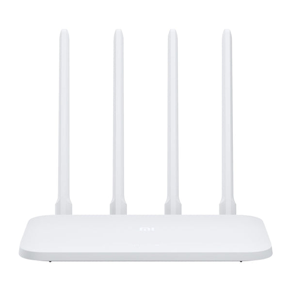 Original Xiaomi Mi WiFi Router 4C Smart APP Control 300Mbps 2.4GHz Wireless Router Repeater with 4 Antennas, Support Web & Android & iOS, US Plug(White)