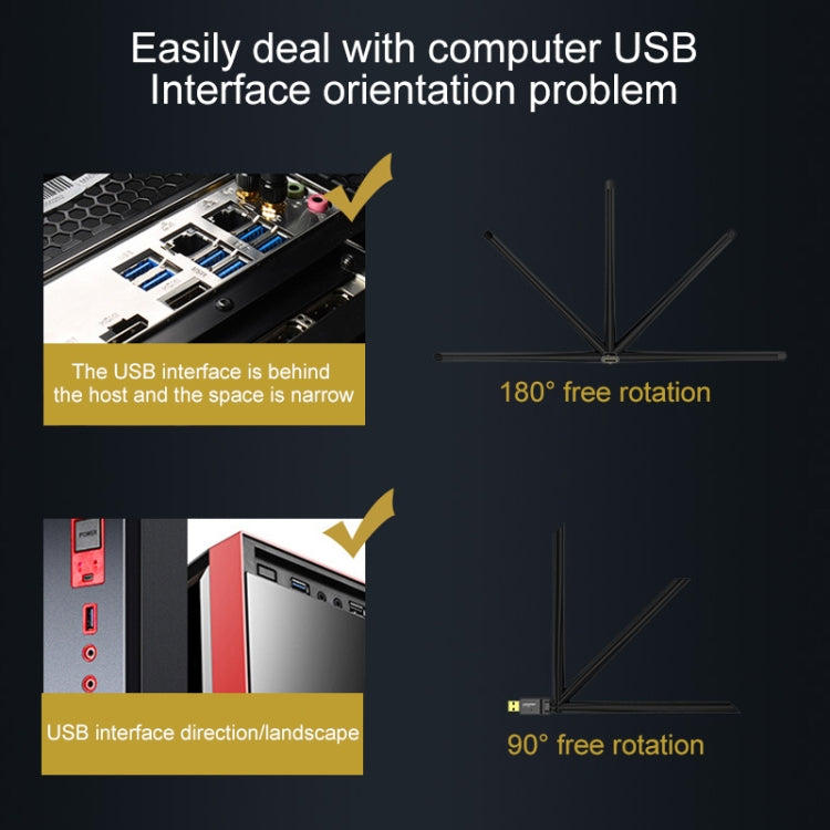 COMFAST CF-758F 650Mbps Dual-band Wifi USB Network Adapter