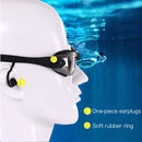 High-definition Waterproof Fogproof Swimming Goggles with Swimming Cap (Black)