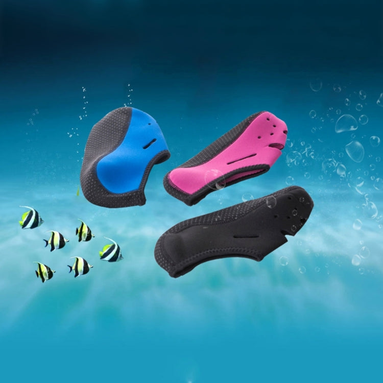 Comfortable and anti-slip 3MM swimming diving socks breathable water to swim the beach socks Size:L (38-39)(Blue)
