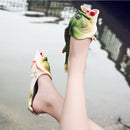Fish Style EVA Material Summer Beach Sandals Simulation Fish Beach Slippers for Men, Size: 40#