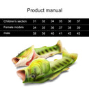 Fish Style EVA Material Summer Beach Sandals Simulation Fish Beach Slippers for Men, Size: 40#