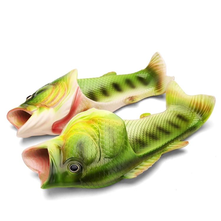 Fish Style EVA Material Summer Beach Sandals Simulation Fish Beach Slippers for Men, Size: 43#
