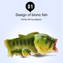 Fish Style EVA Material Summer Beach Sandals Simulation Fish Beach Slippers for Men, Size: 43#