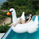 Inflatable Swan Shaped Floating Mat Swimming Ring, Inflated Size: 150 x 150 x 130cm