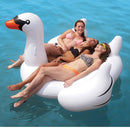 Inflatable Swan Shaped Floating Mat Swimming Ring, Inflated Size: 150 x 150 x 130cm