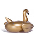 Inflatable Golden Swan Shaped Floating Mat Swimming Ring, Inflated Size: 190 x 190 x 130cm