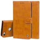 For Xiaomi Redmi Note 5A Pro / Prime Business Style Oil Wax Texture Horizontal Flip Leather Case with Holder & Card Slots & Wallet & Lanyard(Yellow)
