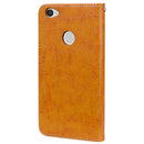 For Xiaomi Redmi Note 5A Pro / Prime Business Style Oil Wax Texture Horizontal Flip Leather Case with Holder & Card Slots & Wallet & Lanyard(Yellow)