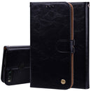 For Xiaomi Mi A1 & 5X Business Style Oil Wax Texture Horizontal Flip Leather Case with Holder & Card Slots & Wallet & Lanyard(Black)
