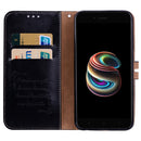For Xiaomi Mi A1 & 5X Business Style Oil Wax Texture Horizontal Flip Leather Case with Holder & Card Slots & Wallet & Lanyard(Black)