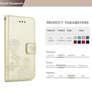 For Xiaomi Redmi Note 5A Pro / Prime Roses Pressed Flowers Pattern Flip Leather Case with Holder & Card Slots & Wallet(Brown)