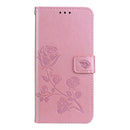 For Xiaomi Redmi 5 Plus Rose Embossed Horizontal Flip Environmental PU Leather Case with Holder & Card Slots & Wallet(Rose Gold)