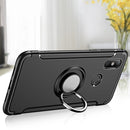 Magnetic 360 Degree Rotation Ring Holder Armor Protective Case for Xiaomi Redmi Note 6 Pro(Black)