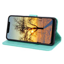 Rose Embossed Horizontal Flip PU Leather Case for Xiaomi Pocophone F1 , with Holder & Card Slots & Wallet(Green)