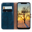 Business Style Oil Wax Texture Horizontal Flip Leather Case for Xiaomi Pocophone F1 , with Holder & Card Slots & Wallet (Blue)
