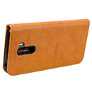 Business Style Oil Wax Texture Horizontal Flip Leather Case for Xiaomi Pocophone F1 , with Holder & Card Slots & Wallet (Yellow)