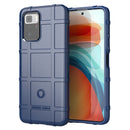 For Xiaomi Redmi Note 10 Pro 5G Rugged Shield Full Coverage Shockproof TPU Case(Blue)
