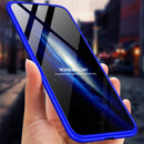 GKK Three Stage Splicing Full Coverage PC Case for Xiaomi Redmi Note 7 (Blue)