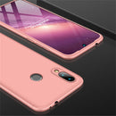 GKK Three Stage Splicing Full Coverage PC Case for Xiaomi Redmi Note 7 (Rose Gold)