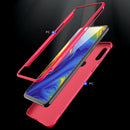 Ultrathin PC Sliding Closure Protective Case for Xiaomi Mi Mix 3(Red)