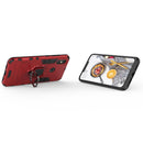 PC + TPU Shockproof Protective Case for Xiaomi Redmi Note 5, with Magnetic Ring Holder (Red)