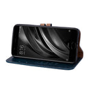Business Style Oil Wax Texture Horizontal Flip Leather Case for Xiaomi Mi 6, with Holder & Card Slots & Wallet(Blue)