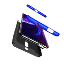 GKK Three Stage Splicing Full Coverage PC Case for Xiaomi Redmi K20(Black Blue)